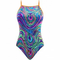 Finals Radical Foil Flutter Back Swimsuit