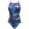 Finals Laser Beam Foil Wing Back Swimsuit Training Suits